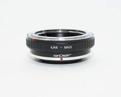 KONZEPT Konica Micro Four Thirds Objektivadapter mit Mikrofasertuch K&F AR-m4/3 ar-m43 (KFM43)