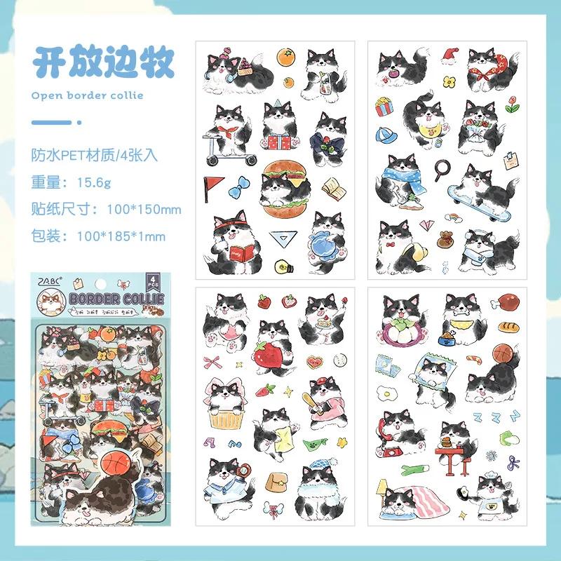 

Kawaii Cute Dog Breed Sticker Pack – Cartoon Border Collie Corgi Shiba Inu Decorative Stickers For Journal Scrapbook Diy Crafts