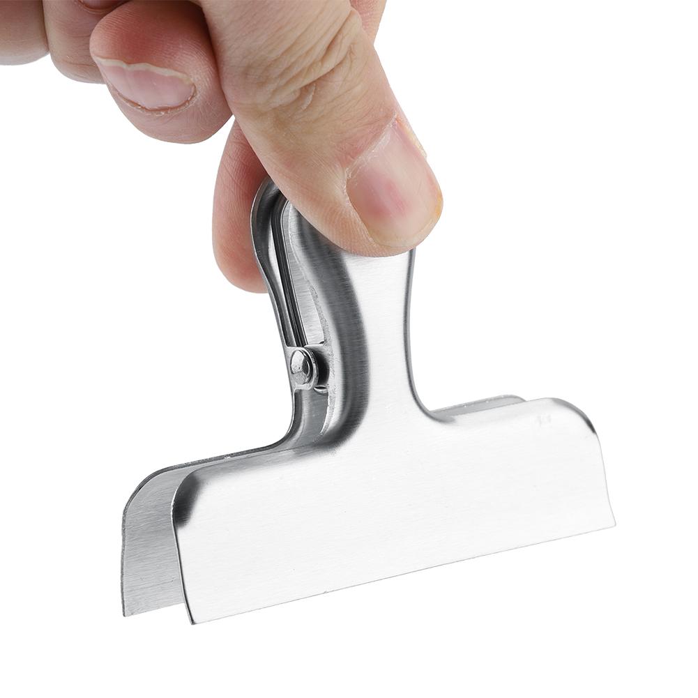 Stainless Steel Food Bag Clips Heavy Duty Bag Clips Air Tight Seal Grip Clips for Home Office