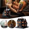Salems Witch House Incense Burner Massachusetts Witch House For Halloween Christmas Vacation Ornament 2PCS