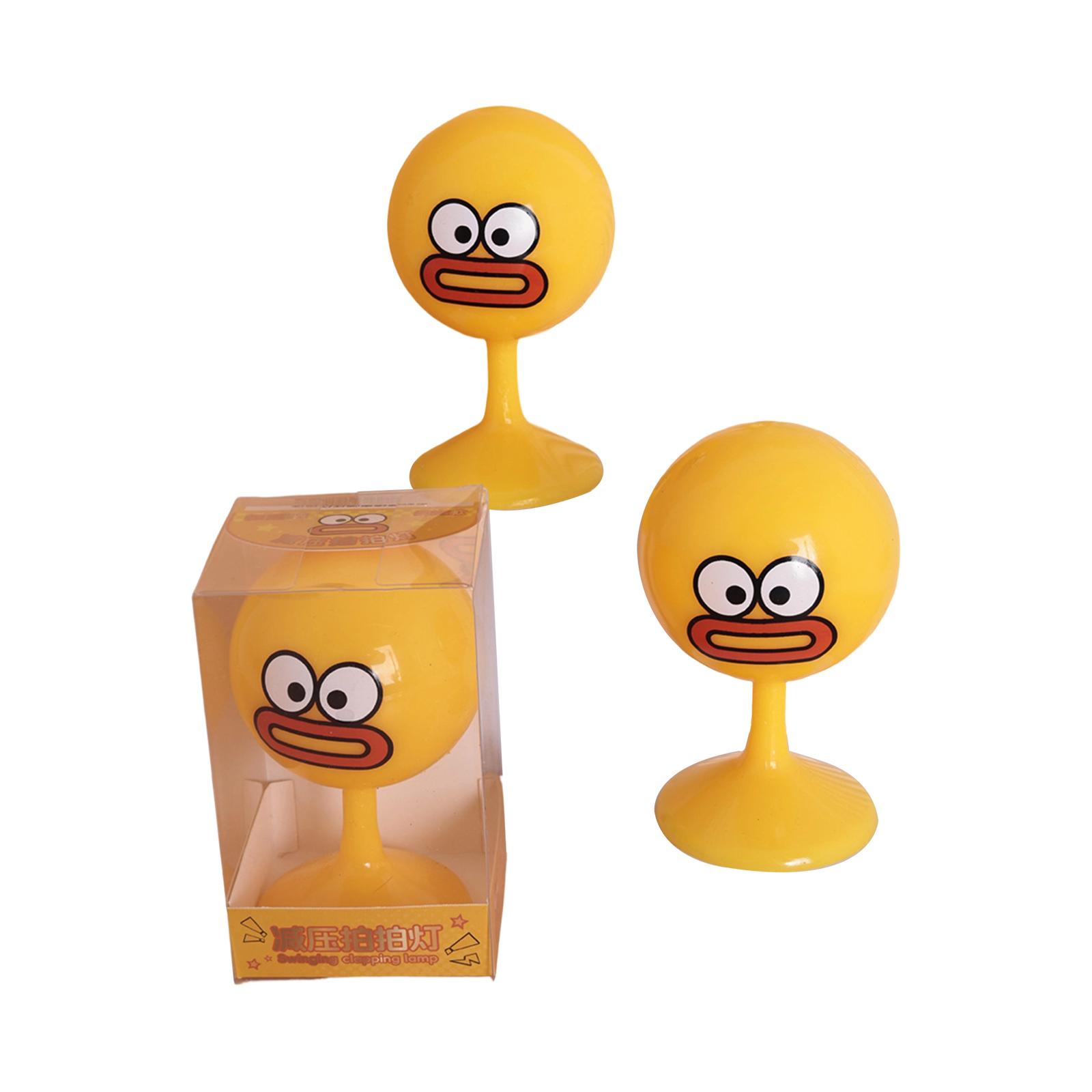 Stress Relief Gadget: Boxing Ball And Racket Toy, Creative Desktop Venting Ball, Flashing Decompression Patting Lamp One Size