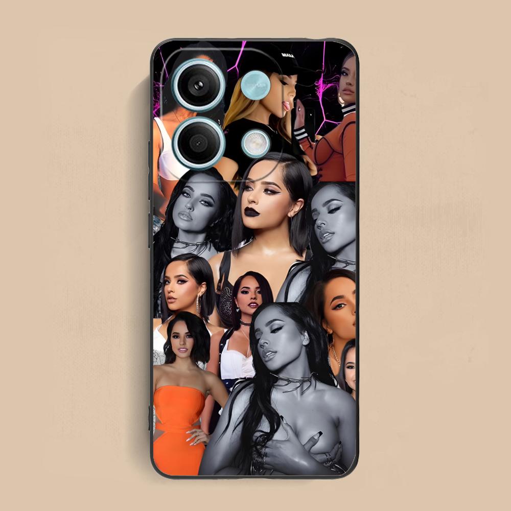Moderne Becky G Mattes TPU-Handyhülle für Xiaomi Redmi Note 14 13 12 11 S Pro Plus 4G 5G Bunte Druckabdeckung