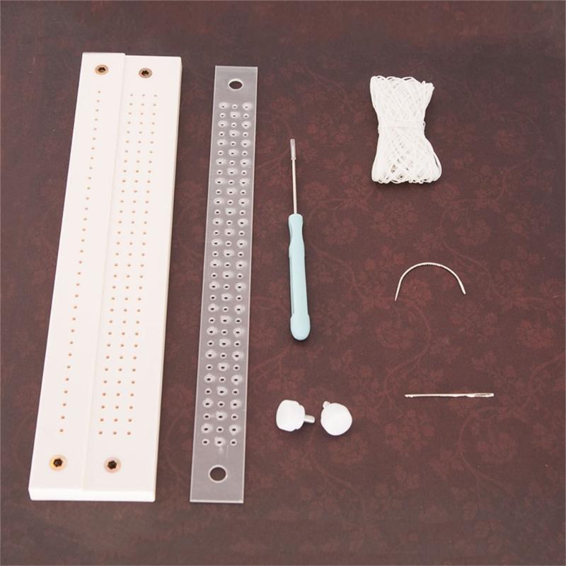 Bookbinding Tool Scrapbooking Supplies with Hole Punching Tool Sewing Needle and Thread For Binding Notebook Journal