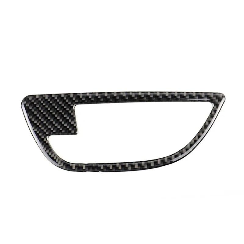 4pcs Car Real Carbon Fiber Interior Door Handle Door Bowl Cover Trim For BMW 5 Series F10 2011 2012 2013 2014 2015 2016 2017