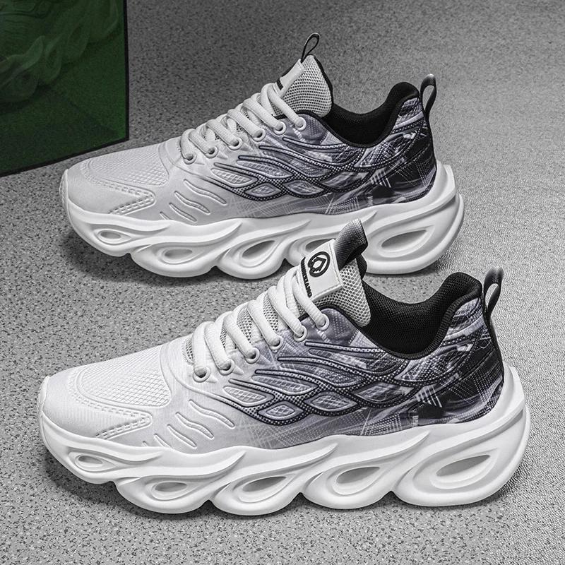 Sneaker Herrenschuhe Neu Lässig Sportlich Dicke Sohle Höhenerhöhend Leichtgewicht Mode Marke Hochwertige Lässige Laufschuhe