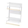 Magnetic Spice Rack Hanging Organizer Multipurpose Sturdy Metal Kitchen Storage Shelf for Jars
