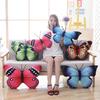 3D Butterfly Pillow Colorful Decorative Animal Throw Pillows Print Accent Pillow Stuffed Cushion Bed Bedroom Couch Home Textile
