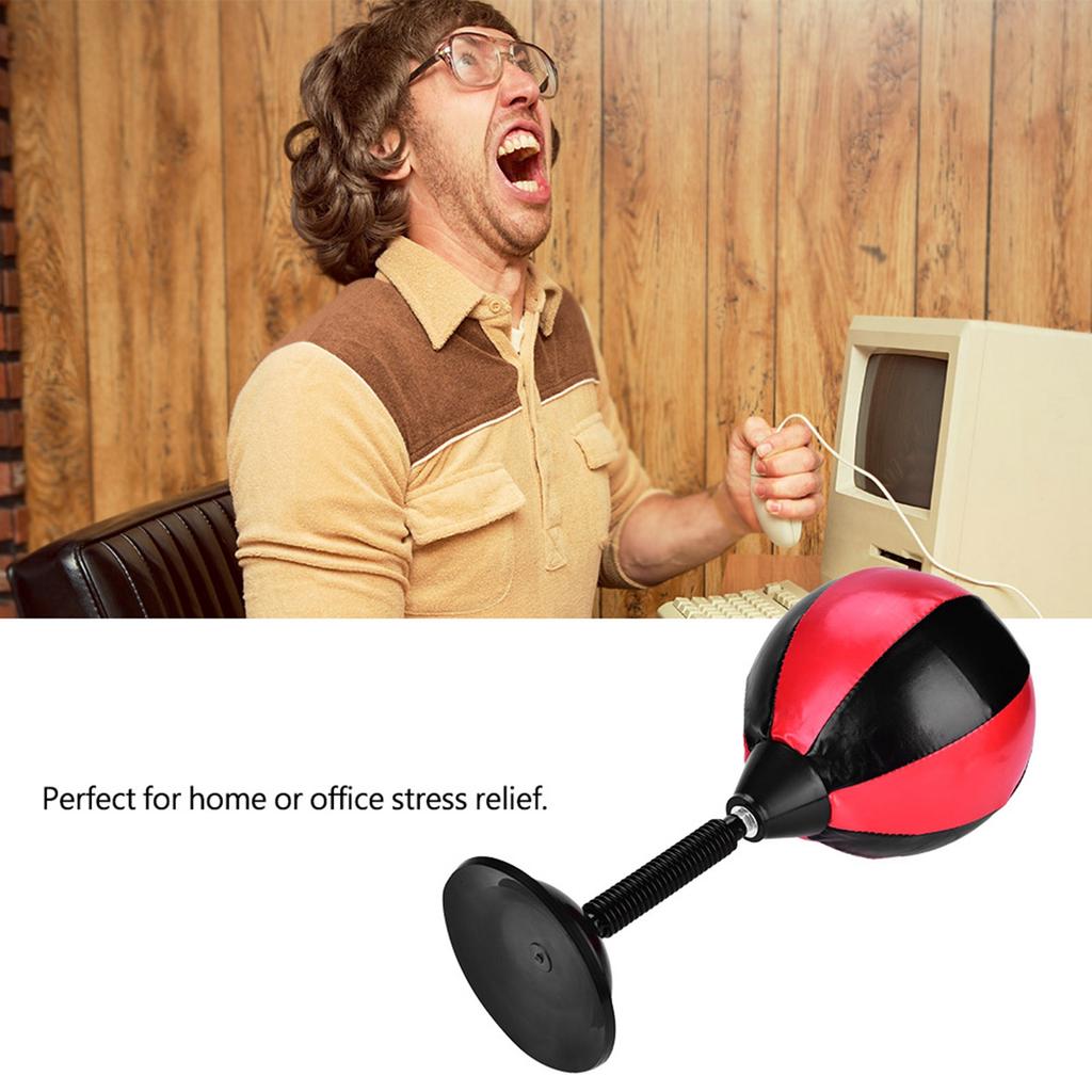 Desktop Boxing Desktop PU Punching Bag Speed Ball  Stress Relief Adult Sport Boxing Training Desktop Punch Desktop Speed Ball