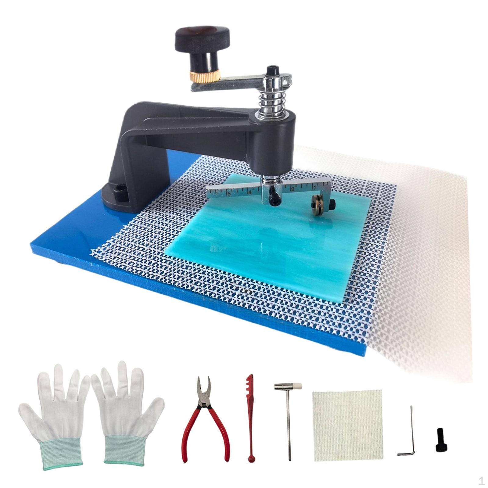 

Glass Circular Cutting Tool Non Slip Pad Easy with Pliers, Circle Cutter for DIY Projects