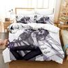 Luxury New 3D Print Anime Genshin Impact Arlecchino Bedding Set Duvet Cover Bed Set Quilt Cover Pillowcase Queen Size Boys Adult