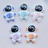 5pcs/10Pcs New Cute Resin Cartoon Astronaut  Series Flat Back Scrapbooking DIY Jewelry Craft Decoration Accessories