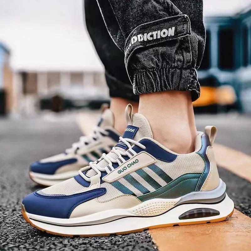 Marque Chaussures de Sport Homme Mesh Respirant Chaussure Décontractée Amorti Air Chaussures de Course Athlétiques pour Homme Chaussure d'Entraînement Légère Tenis Masculino