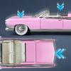 Simulation 1:24 1959 Eldorado Big Rocket Classical Alloy Cars Model Collection Ornament Children'S Toy Model Miniature Voiture