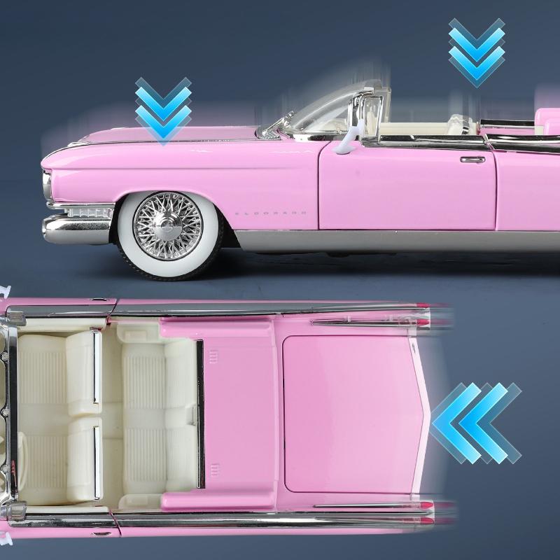 Simulation 1:24 1959 Eldorado Big Rocket Classical Alloy Cars Model Collection Ornament Children'S Toy Model Miniature Voiture