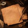 20 ks Retro Vintage Psací Papír Dopisní Papíry Starý Evropský Styl Romantické Hnědé Papíry Sběratelské Papíry pro Scrapbooking