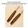 Stainless Steel Spatula Wood Handle Kitchen Stir Fry Spoon New Cooking Spatula  Kitchen Tools