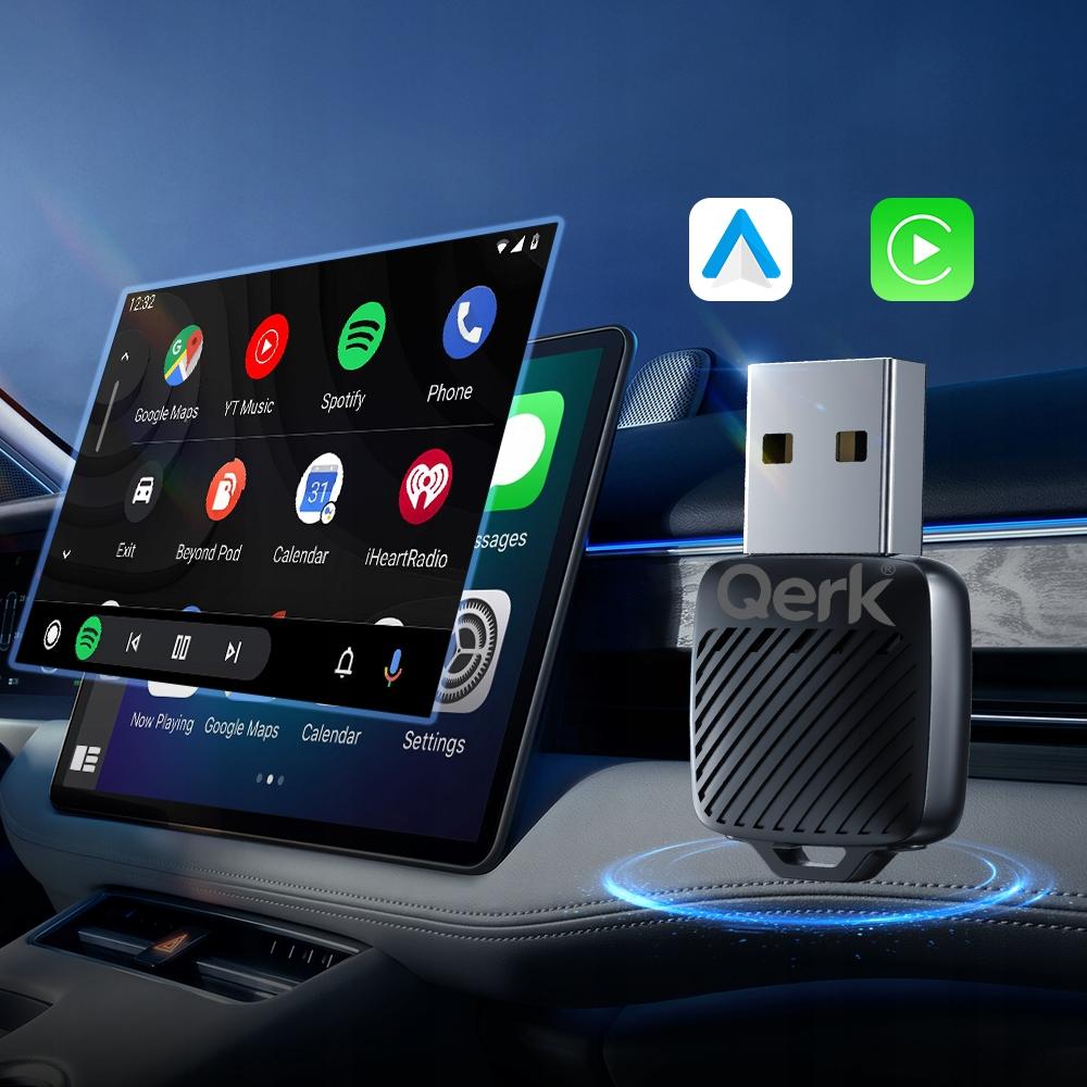 Android Auto Carplay Adapter Qerk Ax1 Wireless Wifi 6 Bluetooth 5.4 Mini Module
