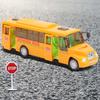 1/32 Model School Bus, Casting Alloy Openable Door Toy Car with Lights Sounds Fuel System Parts for Boy Girl Combustion Engines Parts
