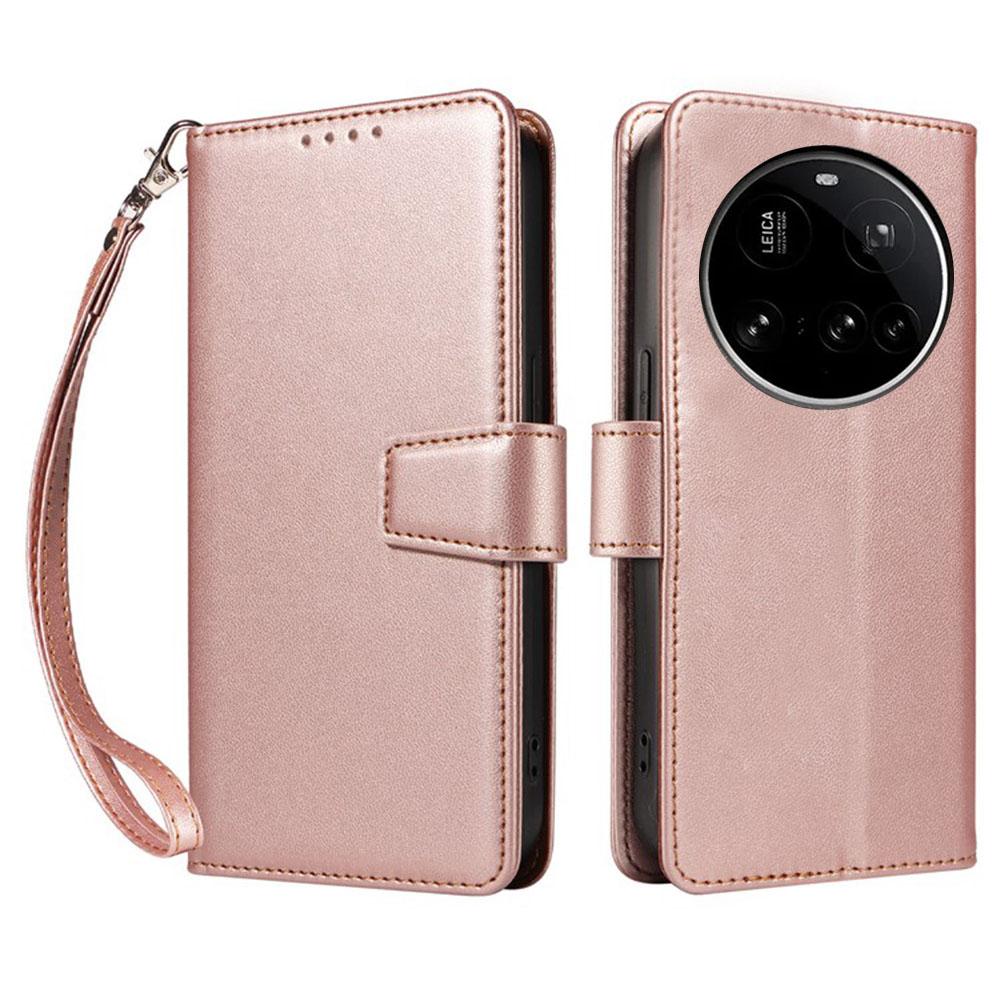 For Xiaomi 15 Ultra Case RFID Blocking Leather Wallet Flip Phone Cover with Wrist Strap