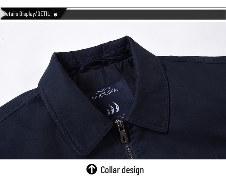 ז'קט קז'ואל עסקי לגברים של Leadway Nautica לסתיו ולאביב ברמה גבוהה