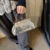 Fashion Shiny Sequins Shoulder Bag Luxury Handbag Evening Small Purse Clutch Bag Banquet Chain Bag Girls