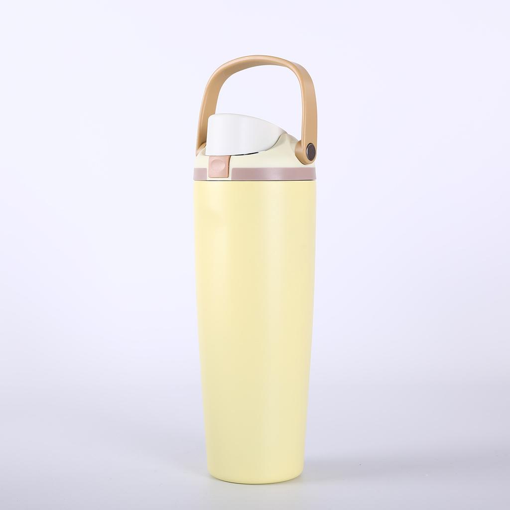 Portable car cup 304 stainless steel insulated cup outdoor cold preservation sports water bottle for cold and heat preservation