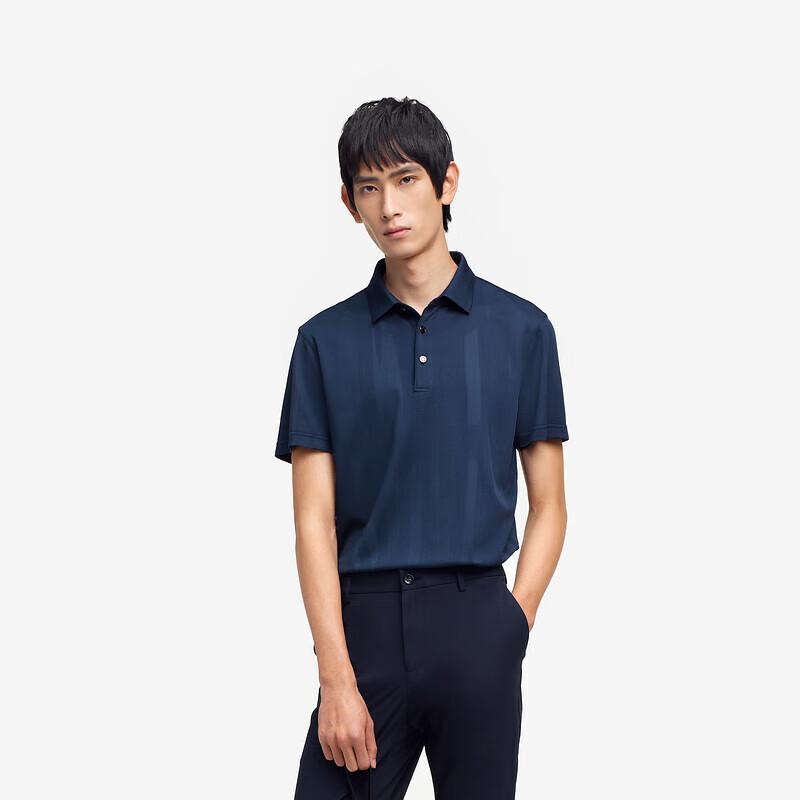 K-Boxing Men s Jacquard Knit Polo Shirt BTKE2388 XL