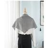 Spring Summer Knitted Triangle Scarf Dual Use Shawl Head Wrap