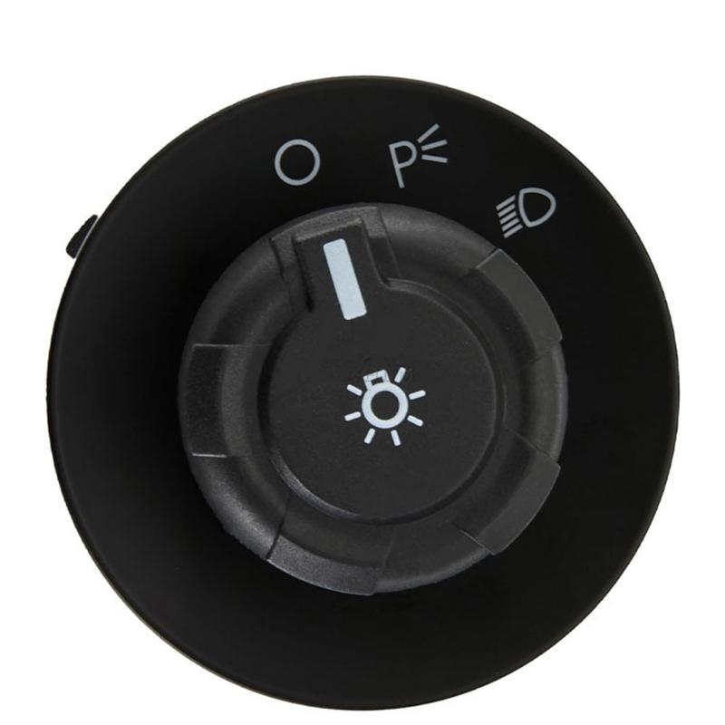 9L3Z11654AA Lighting Control Knob Assembly for Vehicle Dashboard Repair, Headlight Control Replacement Part with Black Housing, Single Service Unit
