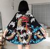 New Digital Printed Japanese Harajuku Kimono Robe Poncho Pajama Cardigan