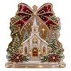 Indoor Winter Holiday Decorations Christmas Faux Diamond Painting Tabletop Ornaments, Beginner-Friendly DIY Acrylic Rhinestone Art Decor Craft