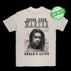 Peter Tosh Dread N Alive Heren T-shirt Wit Korte Mouw Alle Maten Unisex T-shirt
