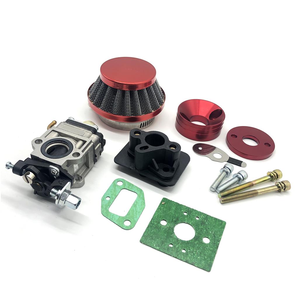 Sada vzduchového filtru karburátoru 15 mm pro 2taktní skútr ATV 43cc 47cc 49cc