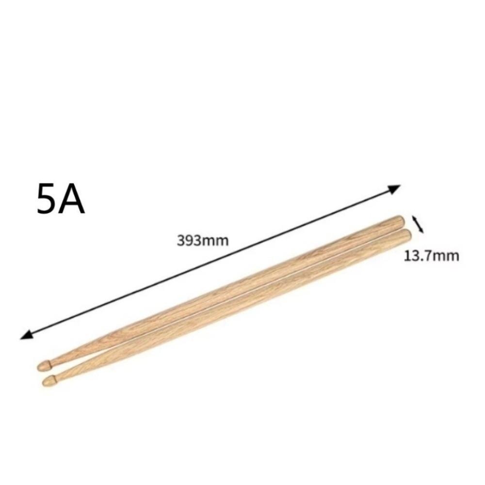 1 Pairs 7A Drum Mallets Sturdy Drum Sticks Percussion Accessories Maple Drumsticks Jazz