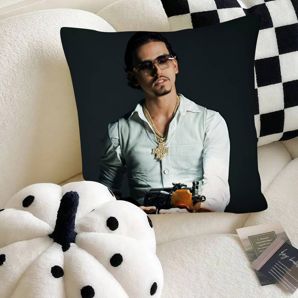 Singer Luar La L Pillow Case Fashion Square Pillowcase Bedroom Sofa Room Ins Decoration Leisure