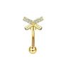 1Pc 16G Curved Barbell Piercing Jewelry for Eyebrow Lip Daith Tragus Helix Rook Cartilage Earring