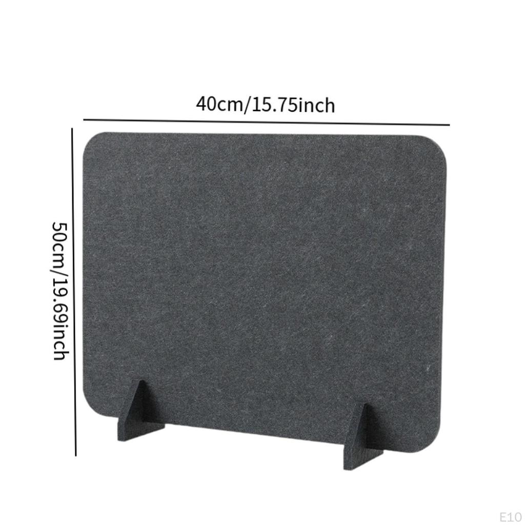 Acoustic Desk Divider with Support Feet Freestanding,Soundproof,Furniture Partition,Desk Privacy