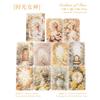 10 Pcs French Romance Series Vintage Material Decorative Paper Diy Diary Album Scrapbooking Material Junk Journal Supplies