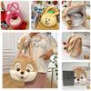 Pineapple Pup And Strawberry Bear Plush Cartoon Shoulder Bag Large Capacity Tote For Everyday Use