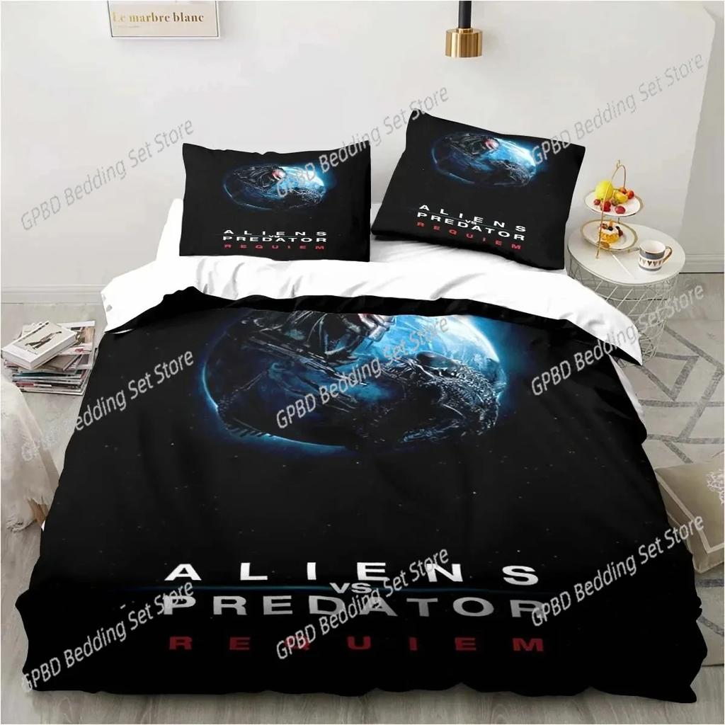 Comforter Alien Vs. Predator Predator Movie Bedding Set Bedroom Soft Modern S Comefortable And