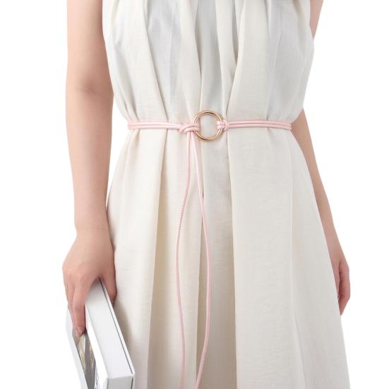 Imitation Belt Fashion Lace-up Decorative Waistband Leather Accessory