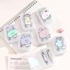 Cartoon Print Nail Clipper Set: Stainless Steel, Curved & Angled Edges for Manicure & Pedicure.
