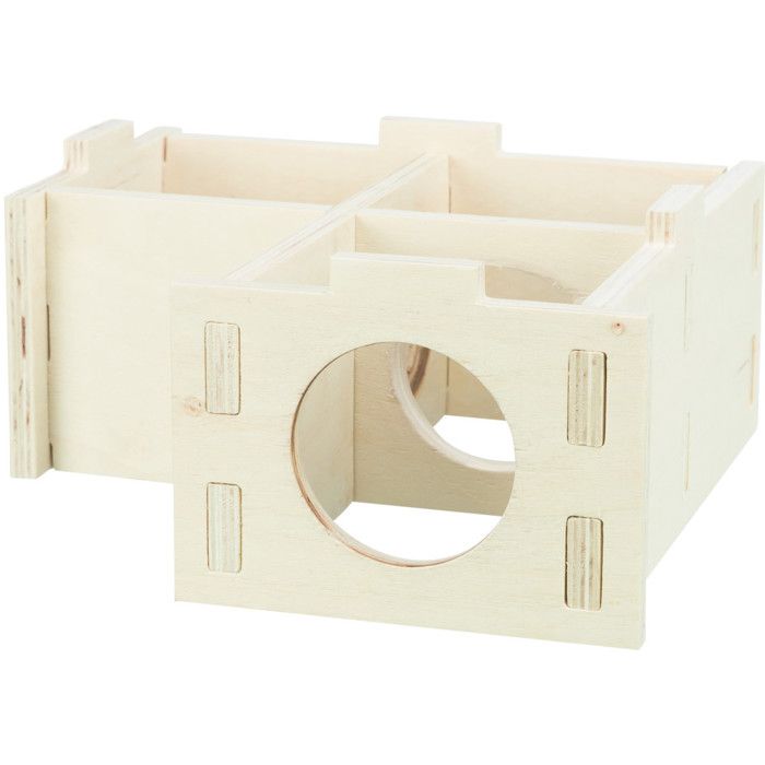 Maison Emboitable 3 Chambres 30 X 12x 30 Cm Pour Grands Hamsters, Dègues - Trixie