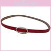 Womens Solid Color Leather Belt With Metal Clasp For Dress And Casual Outfits 2024 Summer