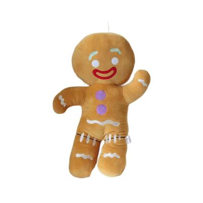 Gingerbread Man Plush Doll Sofa Decoration Cute Cookie Man Stuffed Toys Key Chain Soft Pendant Gifts