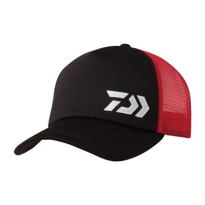 Boné Almofadado Meia Tela Preto Vermelho King [DAIWA] 24DC-6424