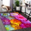1 Stück Athenas bunte Blumen-Bürostuhlmatte - Festliches Geschenk für Zuhause und Arbeitsplatz, Geeignet für alle Jahreszeiten.P012