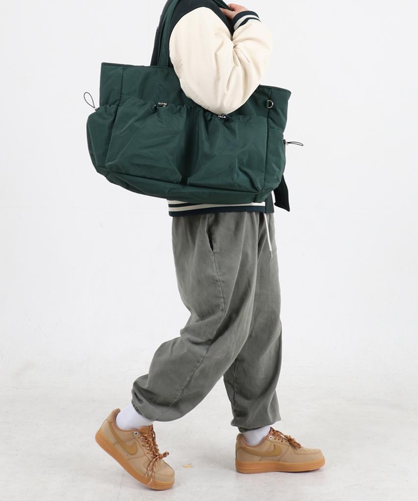 Cozycomma 17-Pocket Nylon Peddler Bag_Cozy Bag [Deep Green]