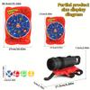 Children's dart launching toys, indoor and outdoor sports fun party game toys, family party games and activities, birthday gifts