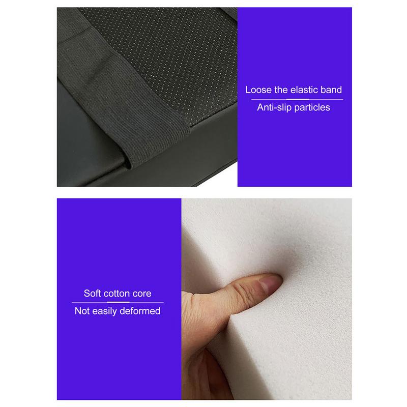 Universal Car Center Console Cover PU Leather Breathable Center Console Box Cover Anti-scratch Armrest Box Protective Cover